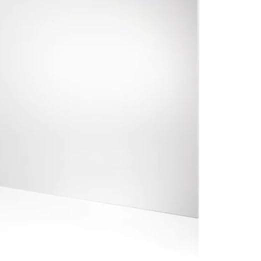 KastLite Colored Acrylic Sheets Nominal 6" x 6" - Plastic Sheet Easy to Cut, Saw, Shape, Laser Cut - Ideal for Arts & Crafts & DIY Projects- Durable, Lightweight, Scratch Resistant - Frosted 2 Pack