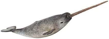 CollectA Sea Life Narwhal Toy Figure - Authentic Hand Painted Model