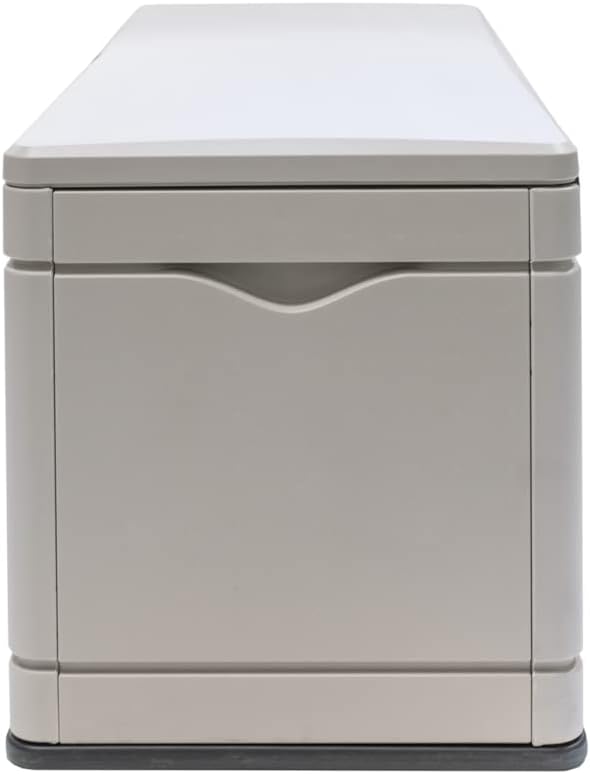 Lifetime 60040 Deck Box, 130 Gallon, Desert Sand