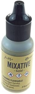 Ranger Tim Holtz Adirondack Alcohol Ink, Gold,0.05 oz