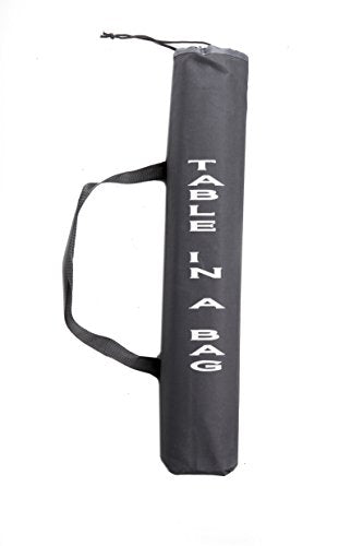 A2716G Low Aluminum Portable Table with Carrying Bag, Green - color: Green