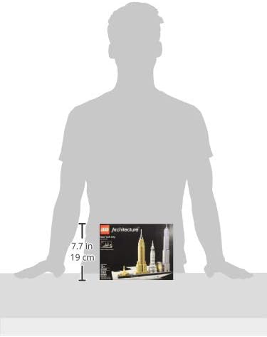 LEGO Architecture New York City Model Kit - Bedroom or Office Decor for Kids & Adults, Ages 12+ - Building Blocks to Display - NYC Gift & Souvenir Ideas - 21028