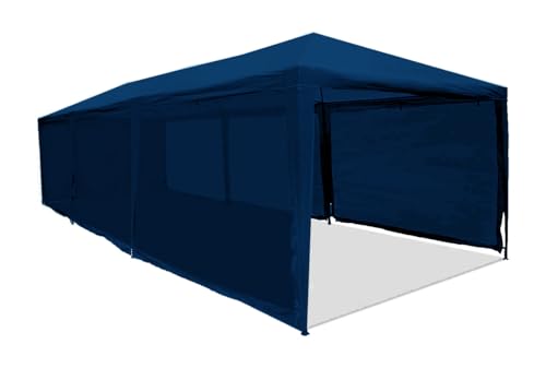 8x10 Blue Mesh Heavy Duty Tarp Net Sunshade Fence Screen Patio and Canopy Cover - size: 8x10