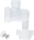 7/8'' Toilet Water Filter Adapter with SUS304 Mesh for 7/8 Toilet Tank Fill Valve and Bidet T Connector, 7/8 inch Male to 7/8 inch Female with Built-In Filter
