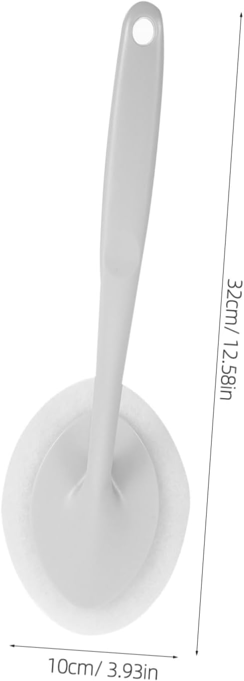 Sponge Brush Cleaning Tool for Bathroom Kitchen Durable Descaling Scrubber Lightweight Portable Suitable for Home Restaurant Hotel Use Gray