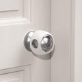 EUDEMON 4 Pack Updated Door Knob Cover Baby Safety Door Lock Childproof Safety Cover Door Handle Cover for Kids Safety (Clear-White)