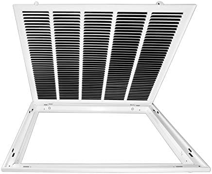 Venti Air 25" X 20" Steel Return Air Filter Grille with MERV 11 Filter Pre-Installed - Removable Face/Door for 1 inch Filters - HVAC Duct Cover Grill [Outer Dimension: 27.5"W X 22.5" H]