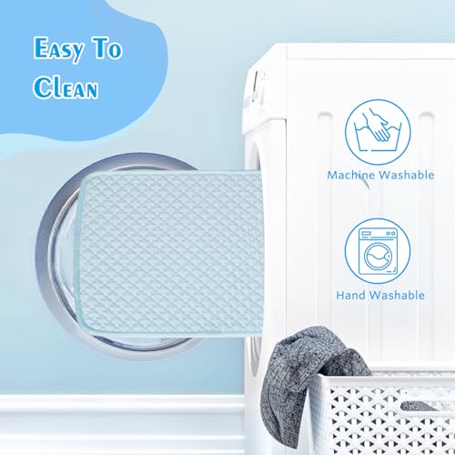 Dog Cooling Mat, Comfortable Pet Cooling Pad for Dogs Cats, Q-Max>0.4 Washable Cool Fiber Portable for Indoor Outdoor Car Seats - size: Medium