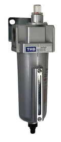 1/2" NPT Industrial Coalescing 0.01u Micron Filter Removes 99.98% of Oil, Moisture Vapor, Aerosols from Compressed Air Lines, 5oz Bowl, Auto Drain