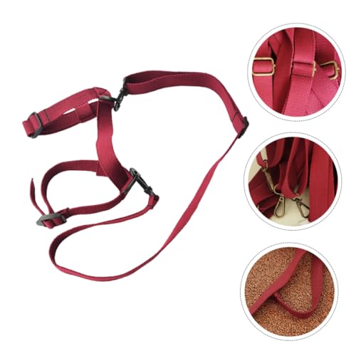 Picnic Blanket Carrying Strap Red, Elastic Yoga Mat Sling with Handle, Sturdy Binding Strap for Travel, Outdoor Sports, and Exercise Fitness Use