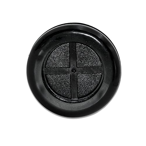 Flyshop 4-Pack Round Double-Sided Black 30 mm 1-3/16" Rubber Grommet, 25 mm 1" ID, Hole Grommet Synthetic Rubber Grommets Wire Protection - size: 1-3/16" (30mm) Drill Hole