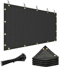 ShadeMart 2' x 2' Black 90% Shade Cloth, Custom Size Shade Tarp for Dog Kennel Cover, Fence Privacy Screen, Greenhouse, Chicken Coop & Pet Playpen, Upgrade Grommets, Durable Mesh Fabric Tarp. - color: Black, size: 2' x 2' Custom Size