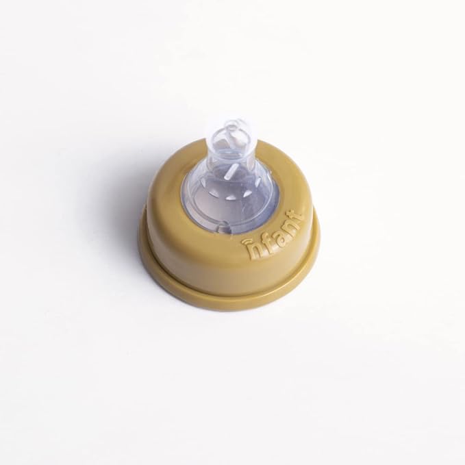 nfant | Extra Slow Flow Nipple, Gold (3ml/min), 4-Pack