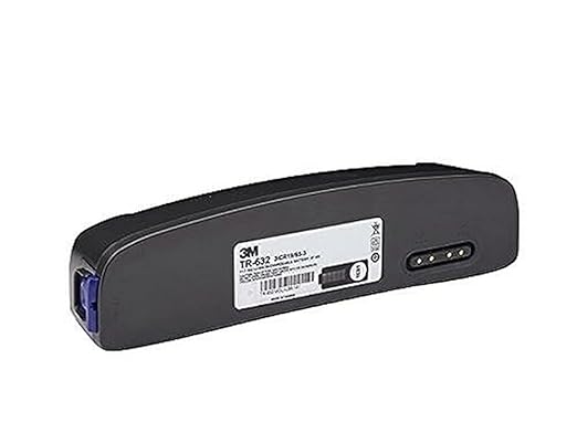 3M PAPR, Versaflo High Capacity Battery TR-632, For TR-600 Powered Air Purifying Respirator, NIOSH Approved, 1/Case