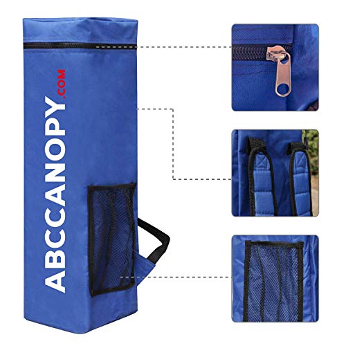 ABCCANOPY Stable Pop Up Beach Tent with Backpack Bag, 12 x 12 ft Base / 10 x 10 ft Top, Sky Blue - color: Sky Blue, size: 12x12