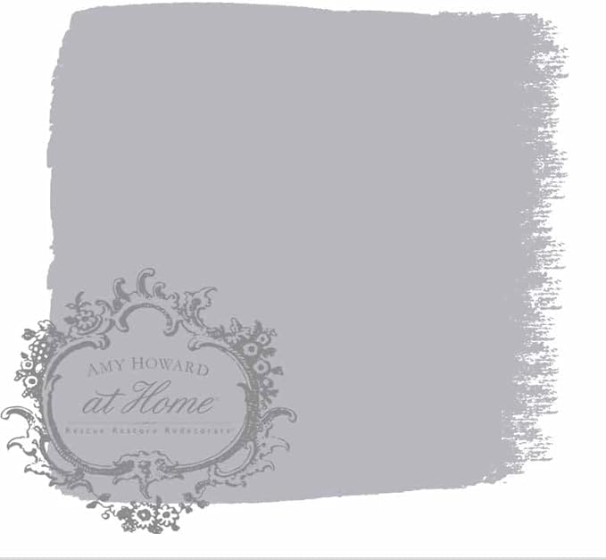 AMY HOWARD AT HOME Chalk-Based One Step Paint for Furniture, Cabinetry, Decor, Finish, and More | No Stripping, Sanding, or Priming | Light Base | 32 Ounce | Lilacs a Bloomin