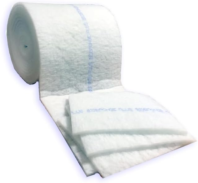 Furnace - Air Handler - HVAC Air Filter Media Roll Biosponge Plus MERV 8 Polyester Media - 1 inch x 25 inch x 5 Foot - Cut to Size