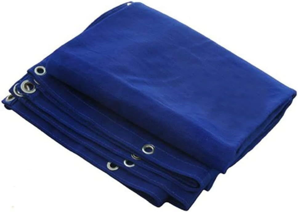 8x20 Blue Mesh Heavy Duty Tarp Net Sunshade Fence Screen Patio and Canopy Cover - size: 8x20