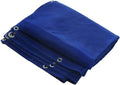 8x20 Blue Mesh Heavy Duty Tarp Net Sunshade Fence Screen Patio and Canopy Cover - size: 8x20