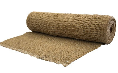 AK-Trading Jute Erosion Control, Soil Saver Mesh Blanket - 48" Wide x 1 Yard (3 feet Long) - 12 Sq. Ft. Coverage - size: 1 Yard