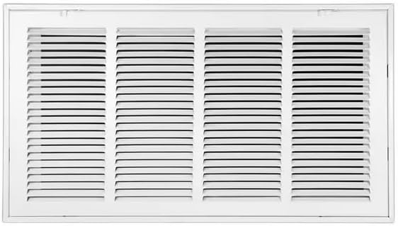 Venti Air Steel Return Air Filter Grille with MERV 11 Filter Pre-Installed - Removable Face/Door for 1 inch Filters - HVAC Duct Cover Grill (2-3 Business Day Delivery) (HFG2418F)
