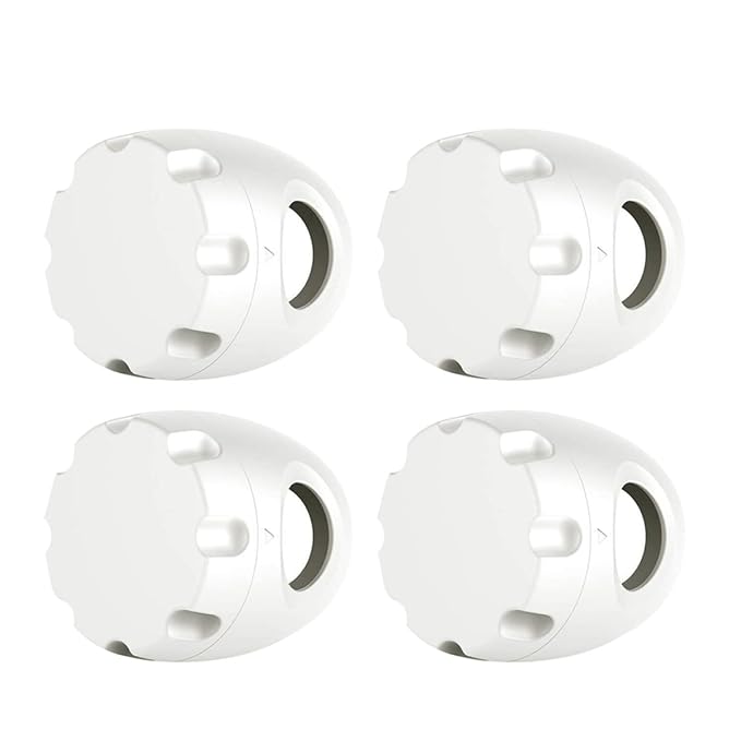 Kisangel 4Pack Baby Safety Door Knob Covers - Child Proof Door Handle Protector Child Safety Locks for Prevents Opening Doors