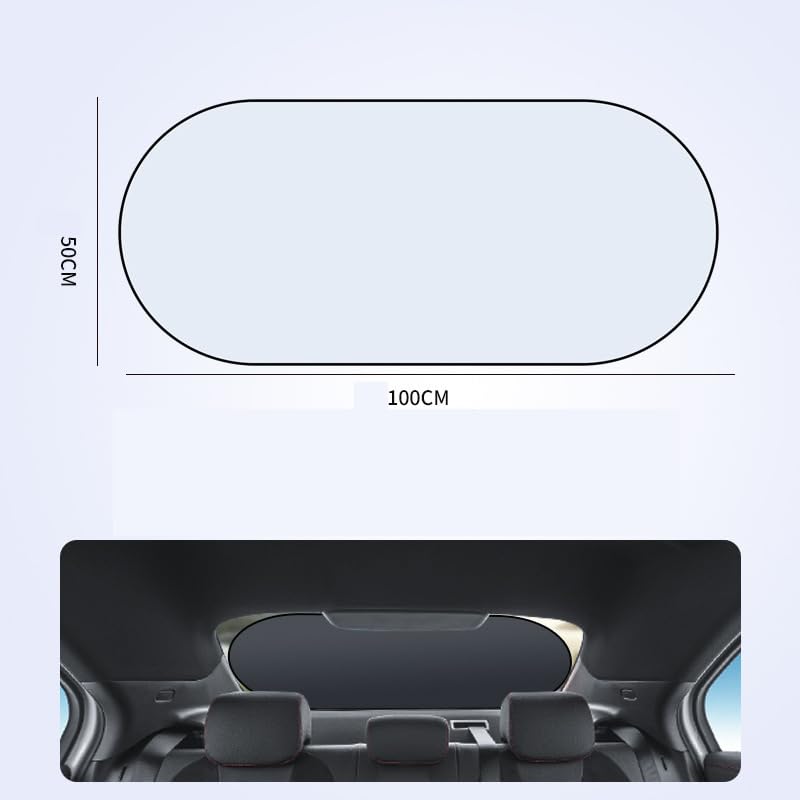 Car Sunshades for Skoda Enyaq 2020-2025, Windshield Breathable Portable Visor Sunproof UV Rays Privacy Protection Blocking Mosquito
