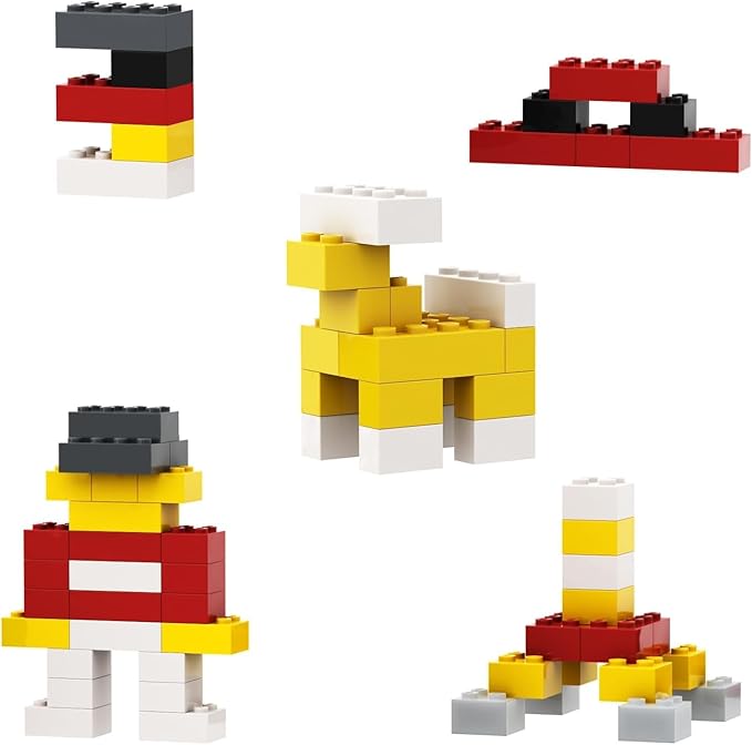 300 Piece Tan Bricks Bulk Assortment Pack, Brick Accessories for Building With 12 Sizes, Compatible With Lego Parts and Pieces