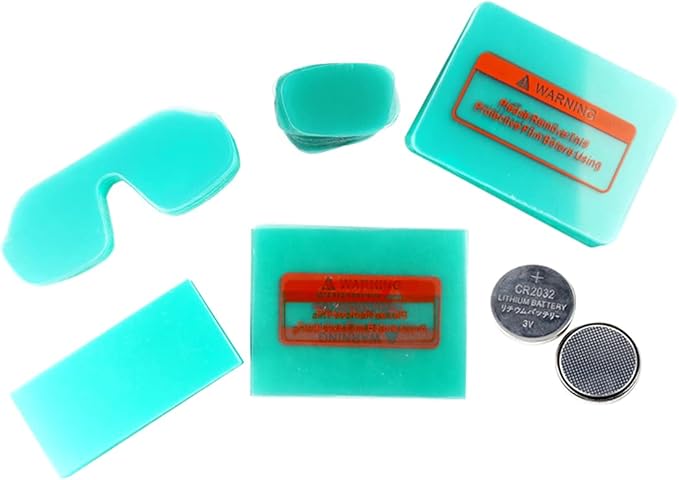 Welding Helmet Cover Lens Outside Protective Lens Filter Covers 97mmx50mmx0.8mm Replacement Lens Clear Cover Lens for Solar Auto Darkening Welding Helmet 10 PCS