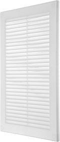Vent Systems 8'' x 12'' Inch White Soffit Vent Cover - Pack of 100 - Flat Square Air Vent Louver - Grille Cover - Built-in Insect Screen - HVAC Vents for Bathroom, Home Office, Kitchen 8x12 Inch
