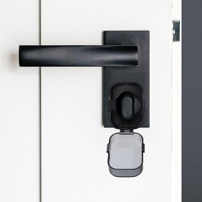 TOYANDONA 1pc Safety Lock Cover Child Safety Lock Child Proof Door Handle Child Proof Door Cover Child Proof Door Lock Cover Child Safety Door Cover Stove Abs Knob Security Door Baby
