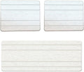 3 Pack Diatomite Stone Sink Tray, Water Absorbing Mat for Kitchen & Bathroom Counter, Quick Dry Soap Dish Makeup Vanity Caddy,Sponge Holder Organizer, Beige - 2pcs of 4.5"x 3.5" and 1pc of 9"x 3.5"