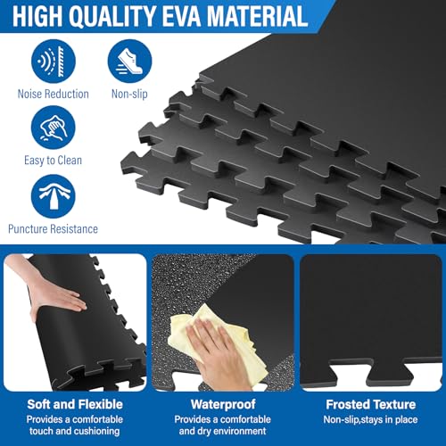 1/2" Extra Thick Hot Tub Mat,85IN Large Hot Tub Mat for Inflatable Tub,Hot Tub Pad Foundation,Eva Foam Padding for Indoor Outdoor,Inflatable Hot Tub Accessories - size: Square-1/2"