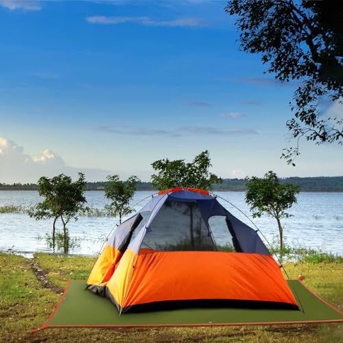 Frelaxy Tent Footprint, Waterproof Camping Tarp, Durable Tent Floor to Elevate Your Camping, Hiking, Backpacking, Hammock, Beach Experience - color: Army Green, size: 6 Person—116.5'' x 104''