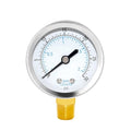 Joywayus Pressure Gauge 0 to 30 PSI Brass 1/4" Male NPT Thread Lower Mount, Multiple Function