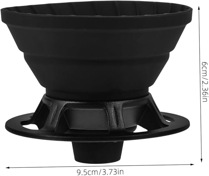 Alipis Coffee Filter Cup Foldable and Portable for Camping and Home Brewing Flavor Extraction Easy to Clean for Coffee