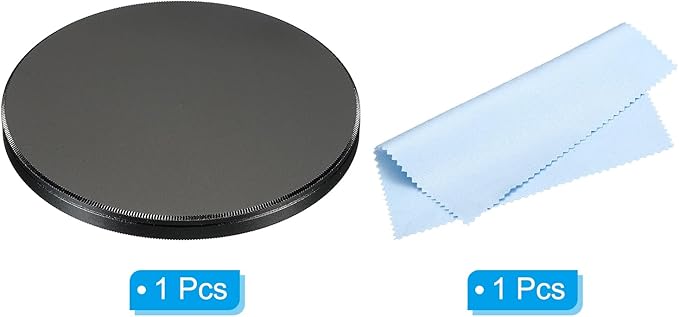PATIKIL 77mm Lens Cap, Camera Lens Cap Cover Universal Lens Filter Stack Cap Front Metal Protective Case Cover with Cleaning Cloth for Photography Camera Filter