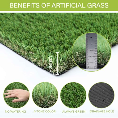 Sunturf Fake Grass for Dogs Artificial Grass Turf Mats for Puppy Training Dog Pads Extra Large for Dogs 6.5x13FT Dog Supplies Reusable - size: 6.5x13 FT