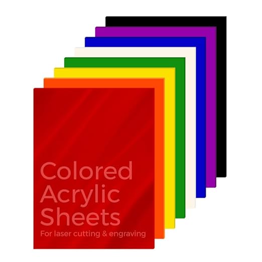 KastLite Colored Acrylic Sheets Nominal 6" x 24" - Plastic Sheet Easy to Cut, Saw, Shape, Laser Cut - Ideal for Arts & Crafts & DIY Projects- Durable, Lightweight, Scratch Resistant - Yellow 2 Pack