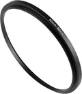 82-86mm Metal Step-Up/Down Ring Adapter Compatible with Mirrorless Cameras DSLR Lens, UV CPL ND Filter Thread Converter, Black