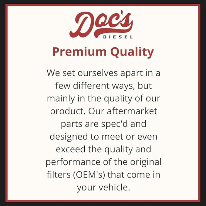 Doc's Diesel Oil Filter 12-Pack D11715-12 | Compatible with Chevrolet/GMC 3.0L Duramax 2020+ | Replaces PF66