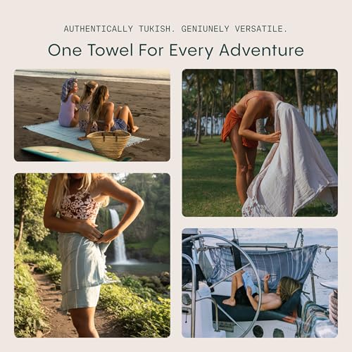 WETCAT Turkish Beach Towel Oversized (38"x71") 100% Turkish Cotton, Made in Turkey - Sand Free, Extra Large, Ultra Soft, Quick Drying, Compact & Lightweight for Travel - Lilac - color: Lilac, size: Beach Towel (38" x 71")