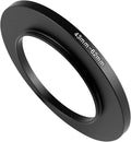 43-62mm Metal Step-Up Ring Adapter Compatible with Mirrorless Cameras DSLR Lens, UV CPL ND Filter Thread Converter, Black