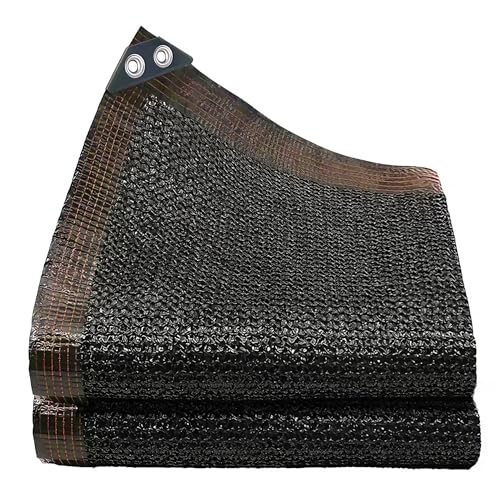 winemana 50% Black Shade Cloth, 3.3 x 10 FT Garden Mesh Tarp for Plants Heat Protection with Grommets, Sunshade Plant Cover for Greenhouse, Barns Kennel, Outdoor Netting Screens for Patio & Porch - size: 3.3 FT x 10 FT, style: 50%