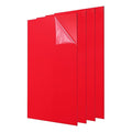 uxcell 4Pcs Acrylic Sheets 12x6 Inch Acrylic Panel 1/8 Inch-3mm Plastic Board for Picture Frames Sign Holders DIY Display Projects Craft, Red