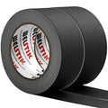 WELSTIK 2 Pack Black Gaffers Tape,2" X 33 Yards-10% Longer Gaffer Tape,Waterproof Matte Finish Gaff Tape,Non Reflective,Easy to Tear