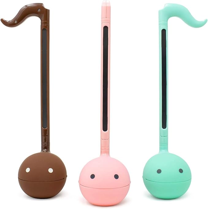 Otamatone Japanese Electronic Musical Instrument Portable Music Synthesizer from Japan by Maywa Denki Studio Award Winning, Educational Fun Gift for Children Teen Adult - Chocolate Strawberry Mint Set