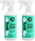Odor Remover Spray, 16oz (2-Pack). 'Peppermint' Essential Oil Odor Eliminator for Strong Odors on Fabric, Shoes, Activewear. 'ProvenSafe' Deodorizer for Pets, Kids & Sensitive Gear w/Ionic Silver