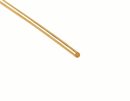12 Gauge, Jeweler's Brass Wire, Red Brass, Round, Dead Soft, CDA #230 Alloy Jewelry Grade Made in USA - 1 Ounce (3FT) by CRAFT WIRE