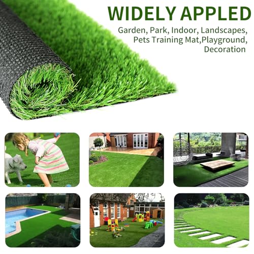 SunVilla SV6.5'X10' Realistic Indoor/Outdoor Artificial Grass/Turf 6.5 FT X 10 FT (65 Square FT) - size: 6.5 FT x 10 FT (65 Square FT)